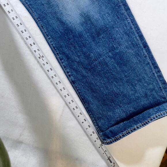 Adriano Goldschmied Denim Jeans the Hero Relaxed Men's 40W x 32L Made In USA - Picture 12 of 14